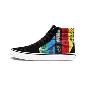 Vans Black and Multicolor High-Tops